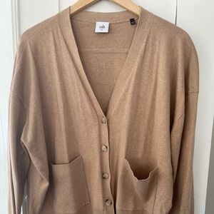 CAbi Camel V neck Cardigan